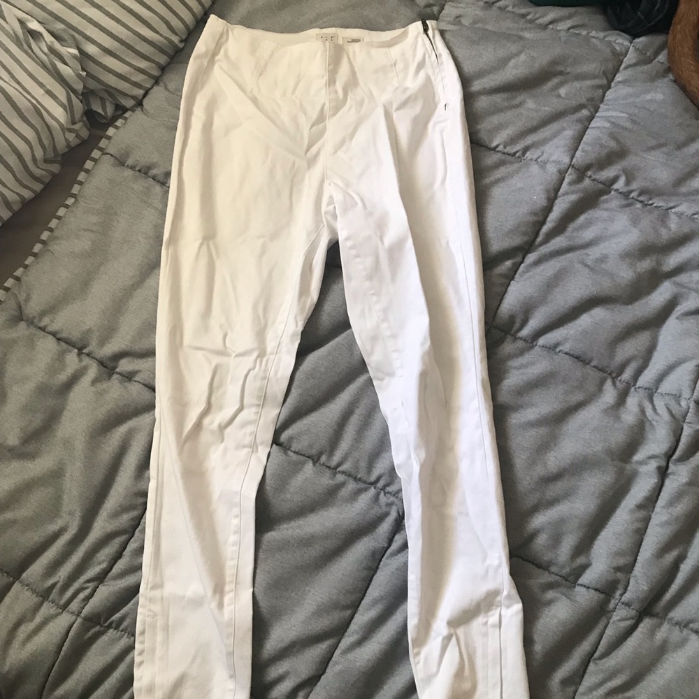 NWT a new day white zipper pants